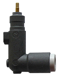 Angled unloader valve with quick-release coupling EV 4ws for pressure switch MDR 4